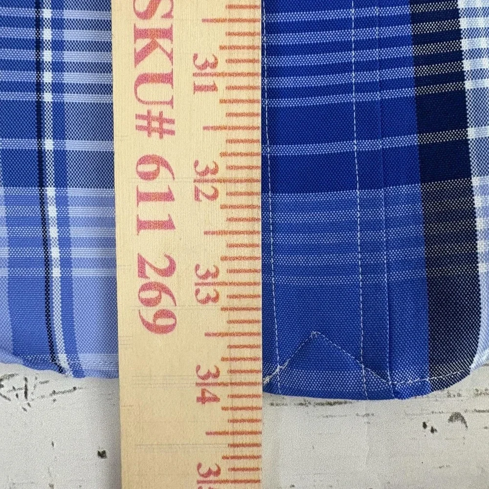 Polo Ralph Lauren Performance Shirt Poly Nylon 2XL Plaid Long Sleeve